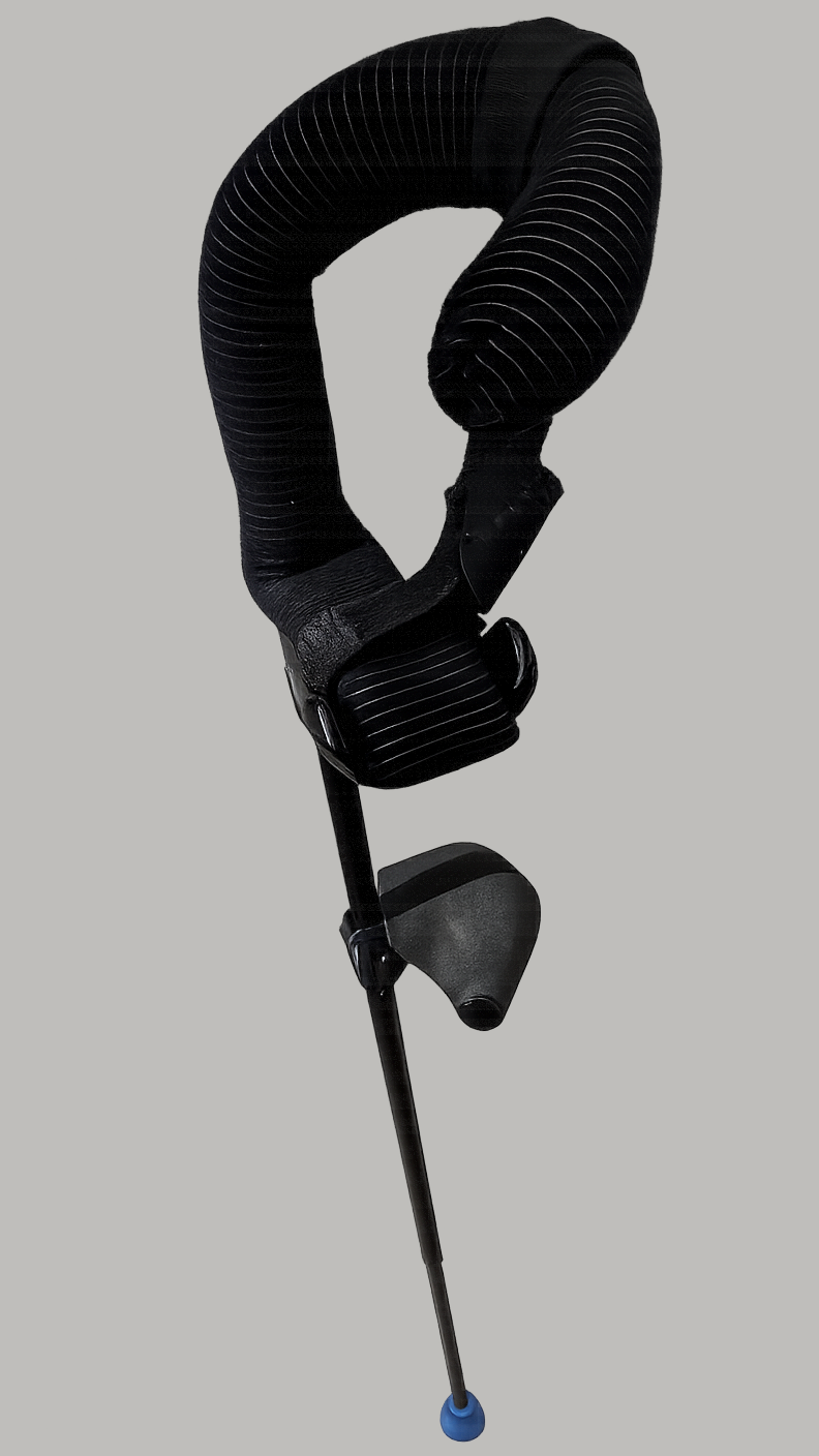 La béquille Legmio. The Legmio crutch.